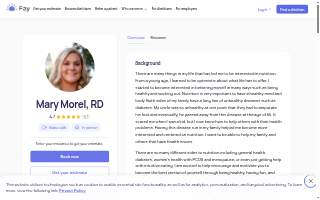 Mary Morel, RD - Dietitian Nutritionist