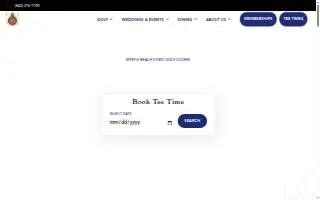 Pine Lakes Country Club website