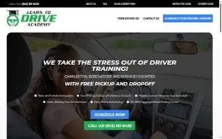 Learn to Drive Academy of Summerville website