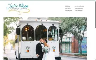 JW Weddings and Events website