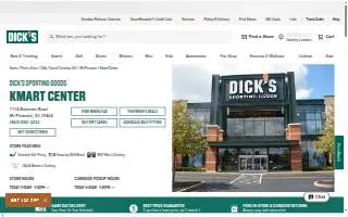 DICK'S Sporting Goods of Mt Pleasant website