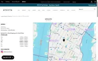 Athleta of New York website
