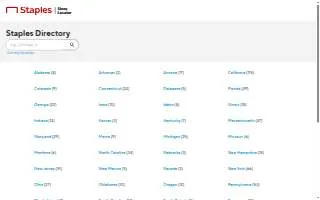Staples of Summerville website