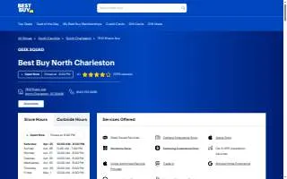 Best Buy of North Charleston website