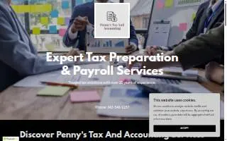 Penny's Tax & Accounting website