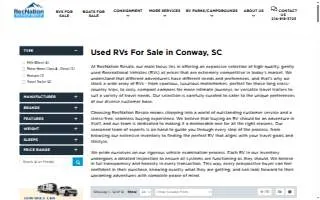 RecNation RV & Boat Dealership website