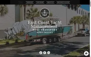 East Coast Yacht Management website