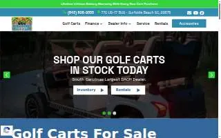 Oceanside Golf Cars website