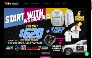 Ws Graphics Llc of Surfside Beach website