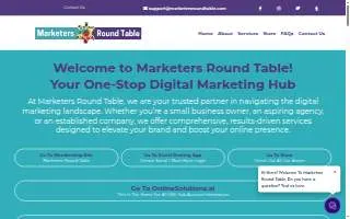 Marketers RoundTable website
