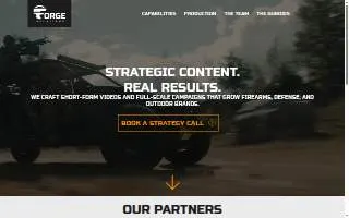 Forge Relations website