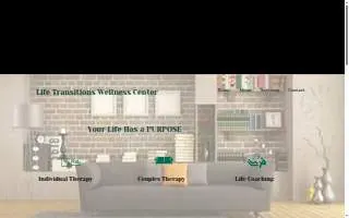 Life Transitions Wellness Center website