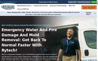 Rytech Restoration of Myrtle Beach website
