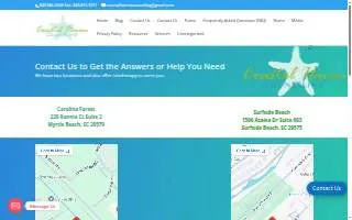 Coastal Haven Counseling website