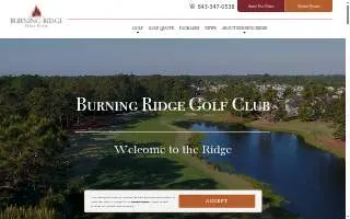 Burning Ridge Golf Club website