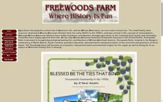 Freewoods Farm website