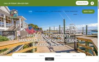Gator Beach Property Management website