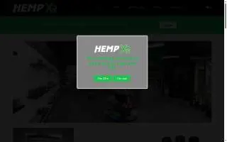 Hemp Xr website