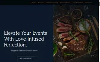 Little Bear Catering website
