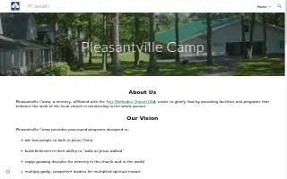 Pleasantville Camp Inc website