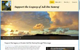 Divine Avataric Holy Domains Of Adidam Ruchiradam website