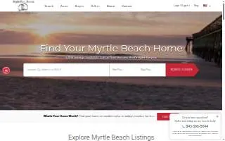 Right Find Homes - Keller Williams Myrtle Beach website