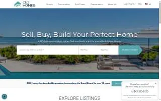 CRG Homes website