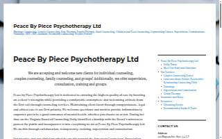 Peace By Piece Psychotherapy Ltd