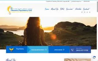 Phoenix Psychiatry of Hartford website