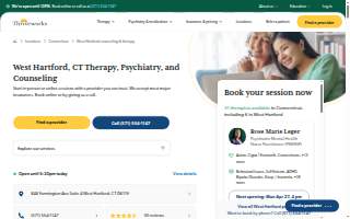 Thriveworks Counseling & Psychiatry West Hartford