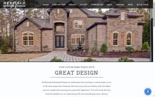 Heritage Building and Design website