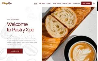 Pastry Xpo Cafe website