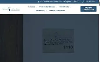 Perio Implant Health Professionals website