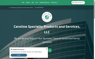 Carolina Specialty Products and Services, LLC website