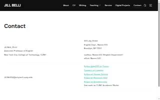 Jill Belli website