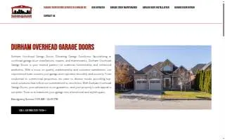 Durham Overhead Garage Doors website