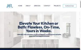 JR Remodeling Service website