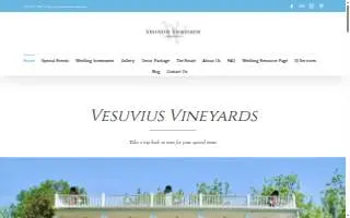 Vesuvius Vineyards website