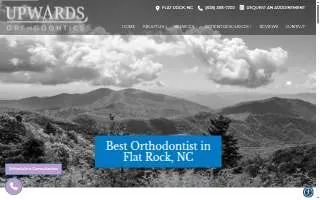 Upwards Orthodontics website