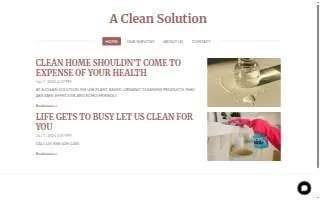 A Clean Solution website