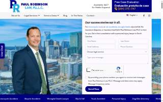 Onsite services Paul Robinson Law, PLLC - Raleigh