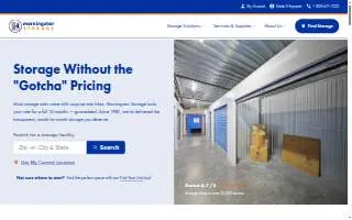 Morningstar Storage of Matthews website