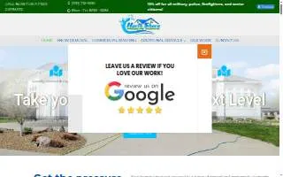 North Shore Pressure Washing website