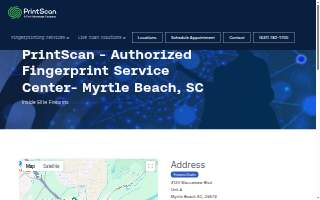 PrintScan - Authorized Fingerprinting Service Center of Myrtle Beach