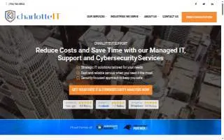 Charlotte IT Solutions website