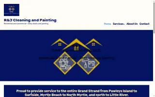 R&J Cleaning and Painting website