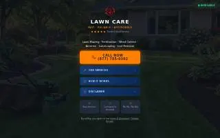 Grand Oak Landscapes website