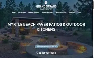 Grand Strand Hardscapes website