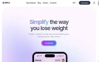 Simple Fitness of Glen Allen website