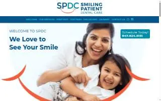 Smiling Patient Dental Care website